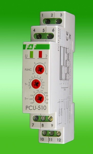 F&F Filipowski s. j. Przekaźnik czasowy PCU-510 230V PCU-510 DUO