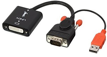 LINDY Lindy VGA - DVI-D adapter kablowy 38184