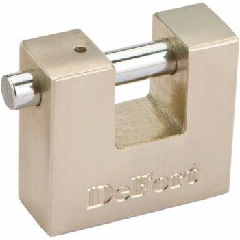 DeFort Kłódka trzpieniowa 90 MM, 3 KLUCZE