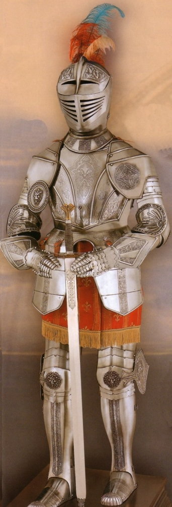 Płatnerze hiszpańscy BOGATO ZDOBIONA Zbroja Z XVIw.