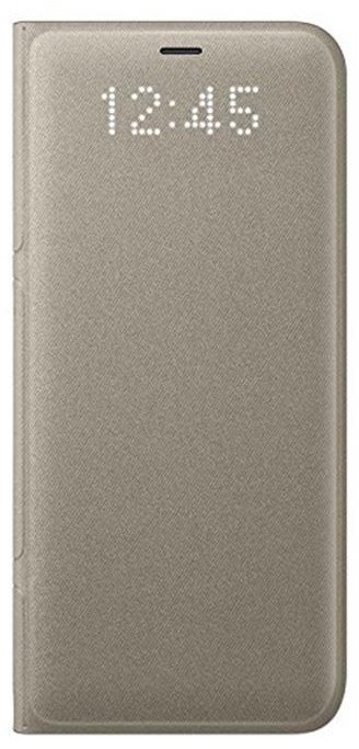 Samsung Oryginalny pokrowiec LED Cover na Galaxy S8+ Plus OTWIERANE NA BOK TWORZYWO SZTUCZNE ZŁOTY EF-NG955PGEGWW