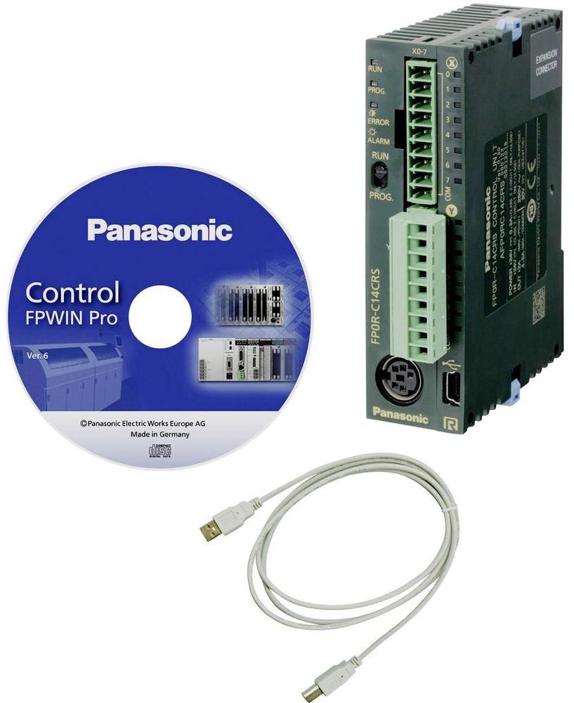 Panasonic Zestaw startowy PLC Starter Kit KITAFP0RC14RS 24 V/DC