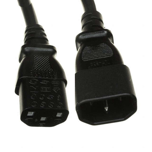 Cisco Cabinet Jumper Power Cord, 250 VAC 10A, C14-C13 Connectors CAB-C13-CBN=