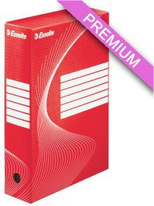 ESSELTE Pudło archiwizacyjne 80mm czerwone ES072-3