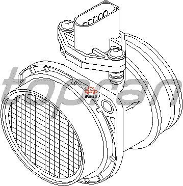 TOPRAN Przepływomierz masowy powietrza 501 510