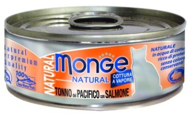 Monge Natural tuńczyk z łososiem 24 x 80 g