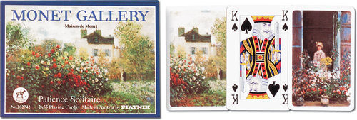Piatnik Karty do gry 2 talie, Pasjans Monet