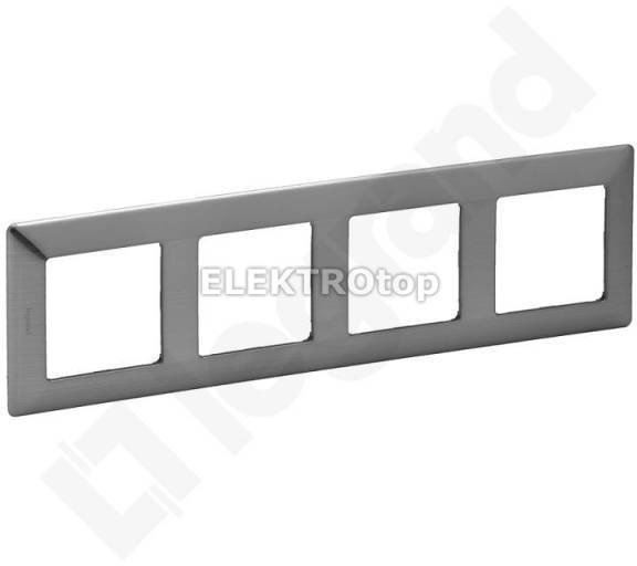Legrand 754154VALENA LIFE RAMKA X4 STALOWY