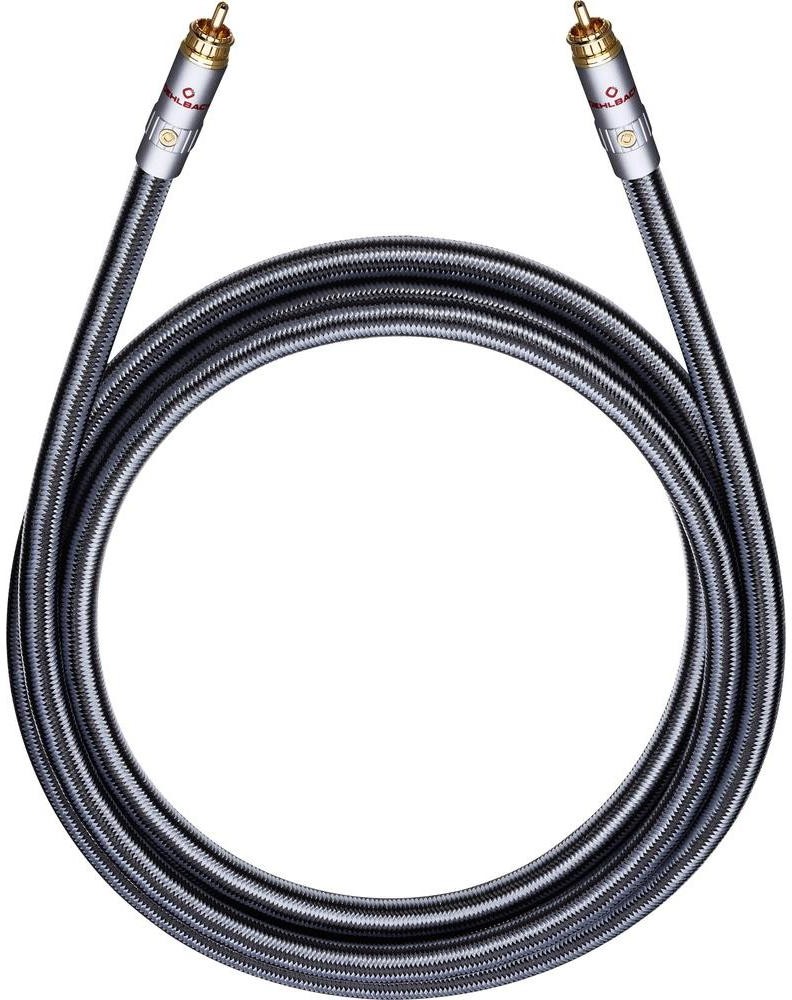 Oehlbach Kabel audio Cinch 13306 [1x Złącze męskie cinch 1x Złącze męskie cinch] 6.60 m czarny