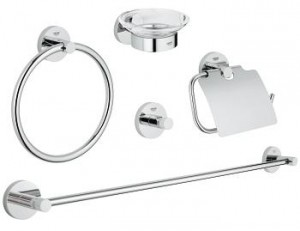 Grohe 40344001 Essentials New Essentials Accessories Set Master 5-in-1