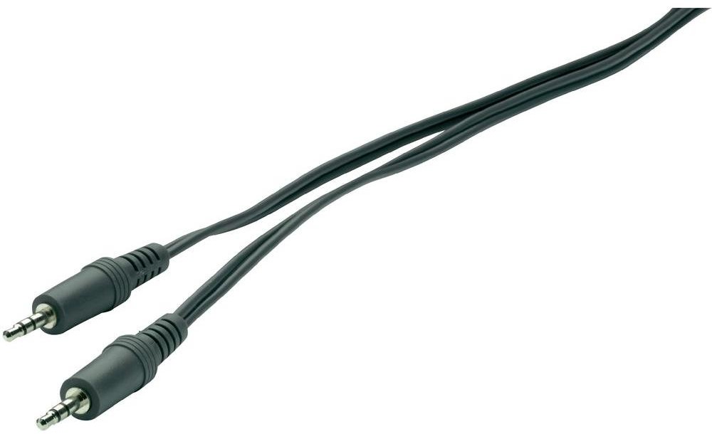 SpeaKa Kabel audio Jack Professional 11710C249 [1x Złącze męskie jack 3 5 mm 1x Złącze męskie jack 3 5 mm] 2 m czarny