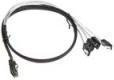 InLine SAS kabel OCR - 1x Mini-SAS - 4x SATA - 0,75 m 27620A