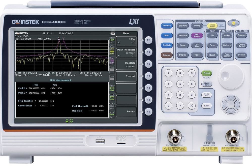 GW Instek Analizator widma GSP 9300 TG