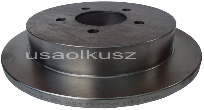 ATLAS Tarcza hamulcowa tylna 14mm Ford Expedition -2002