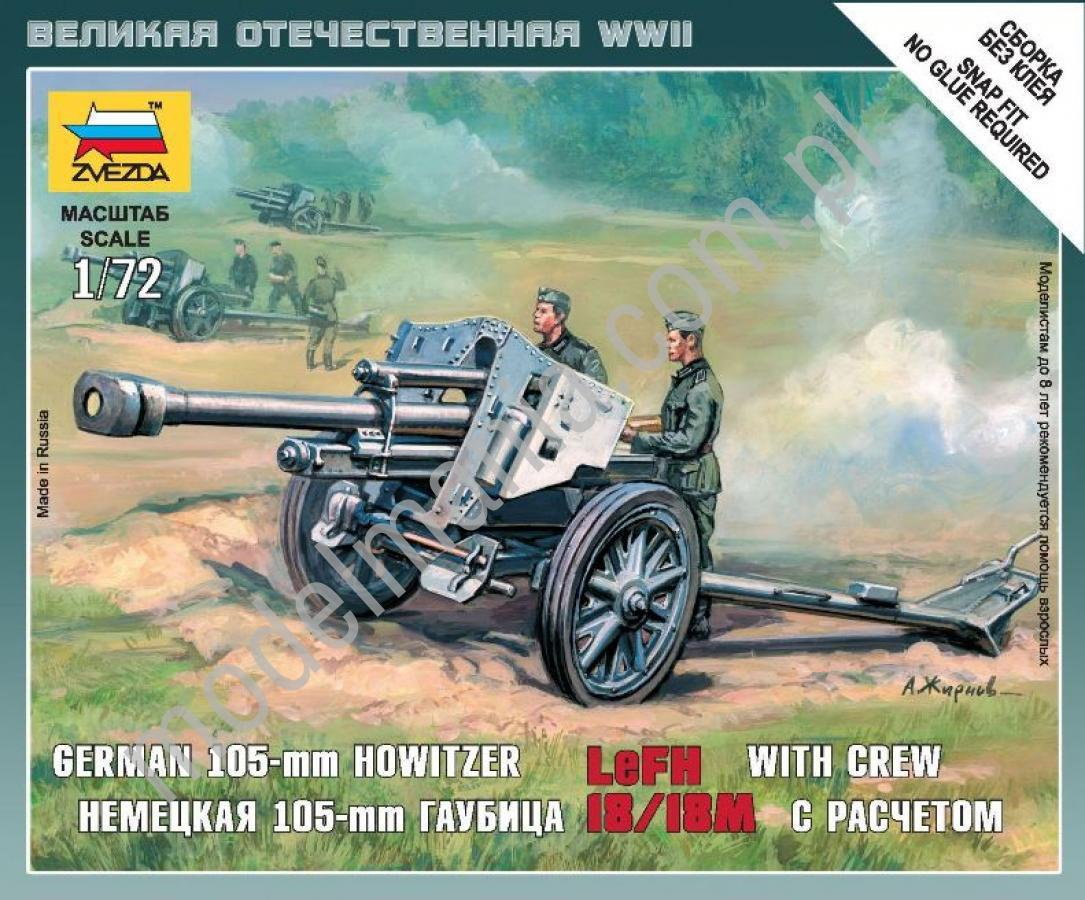 Zvezda Niemiecka haubica LFH-18 6121