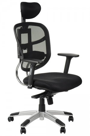FOTEL BIUROWY GABINETOWY HN-5018/CZARNY KRZESŁO