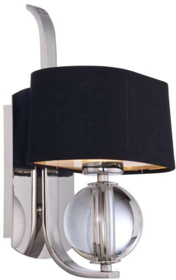 Elstead Lighting Kinkiet LAMPA ścienna QZ/GOTHAM1 Elstead metalowa OPRAWA abażurowa nikie