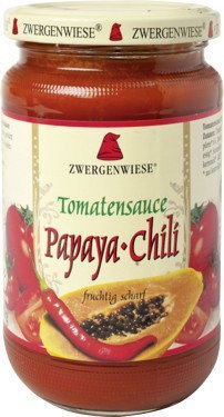 Zwergenwiese (pasty słonecznik., konfitury, inne) SOS POMIDOROWY PAPAYA-CHILI (P