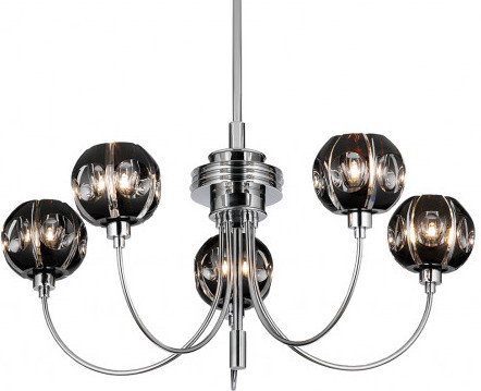 Argon Żyrandol Lampa wisząca zwis VICTORIA 2000 5pł halogenowa Brązowy wenge chrom