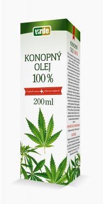 Valosun Olej Konopny Z Konopi 100% 200ml Virde