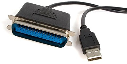 STARTECH.COM StarTech. com USB do równoległego kabla adapter  Centronics/IEEE1284 kabel do drukarki, czarny 3 m ICUSB128410
