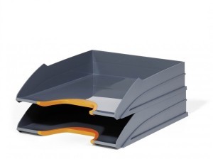 Durable Zestaw dwóch tacek VARICOLOR TRAY DUO pomarańczowy