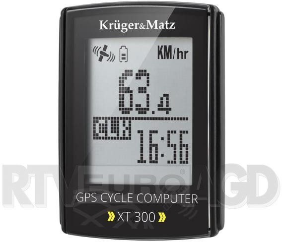 Kruger & Matz LICZNIK ROWEROWY XT300 GPS QUKIMUZKM0074BL