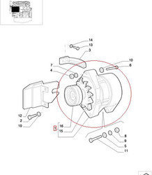 CNH ALTERNATOR NEW HOLLAND 65A 500322764
