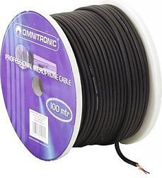 Omnitronic Microphone cable 0.22mm$64 black/100m (30300753)