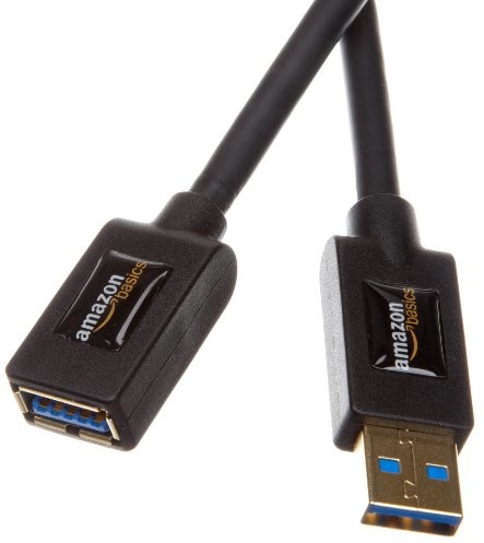 AmazonBasics kabel przedłużający USB 3.0 wtyk A męski na A żeński, 1 m