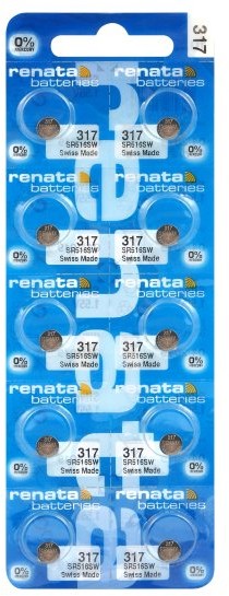 Renata bateria srebrowa mini 317 SR 516 W SR62