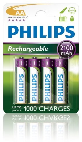 Philips Multi Life akumulator NiMH AA Mignon 2100 mAh 4er Pack R6B4A210/10