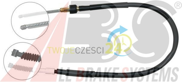 A.B.S. Cięgno, hamulec postojowy K16327