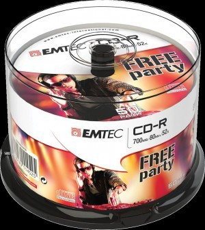 Emtec płyta CD-R [ 50 | 700MB | 52x ] ECOC805052CB