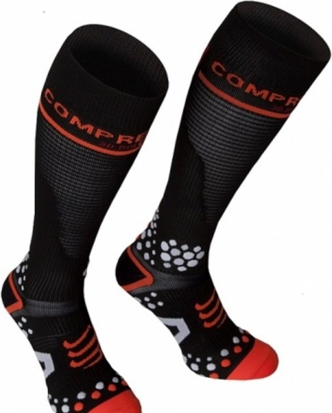 Compressport Skarpety kompresyjne FULL SOCKS V2 3D.DOTS czarne