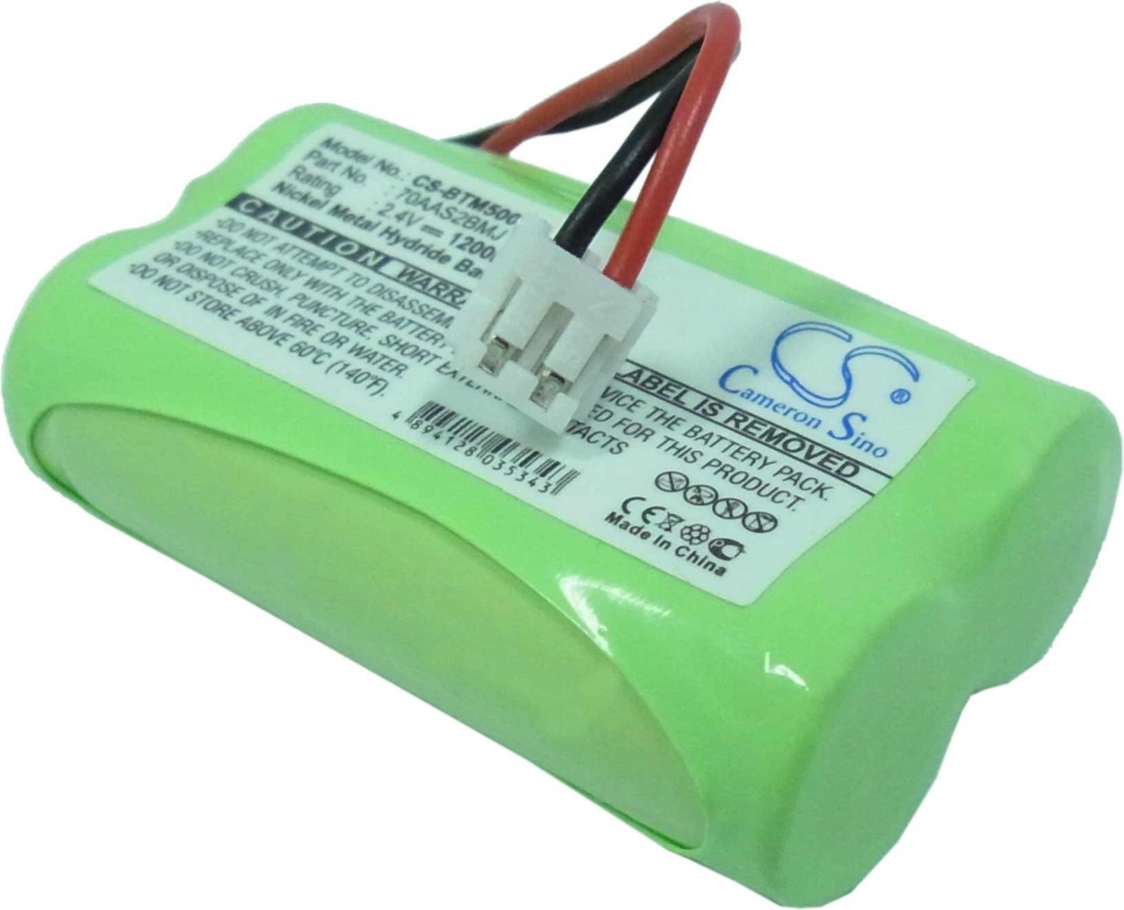 Cameron Sino GP 60AAS2BMJ 1200mAh 2.88Wh Ni-MH 2.4V () CS-BTM500CL