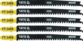 Yato brzeszczot do wyrzynarek typ t, 13-8 tpi, do drewna, 5 szt YT-3408