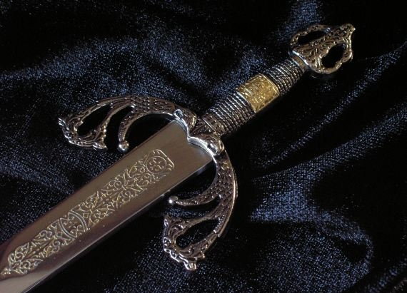 Płatnerze hiszpańscy MINIATURKA HISTORYCZNY Miecz CYDA WALECZNEGO