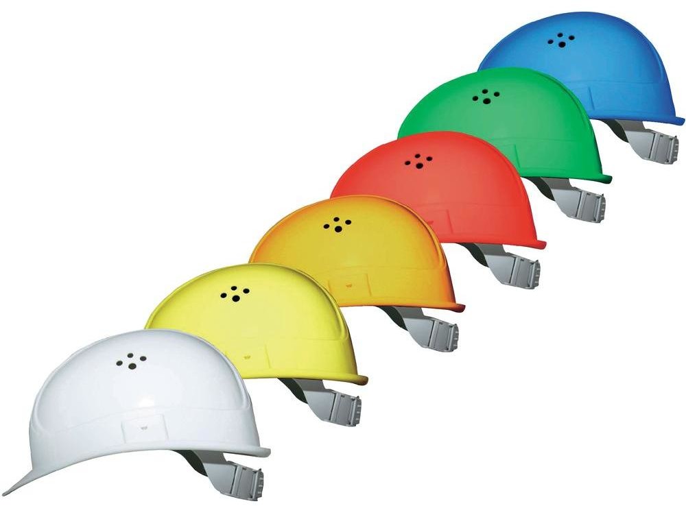 Voss Helme Kask ochronny 4-punktowy Voss Helme 2680 pomarańczowy
