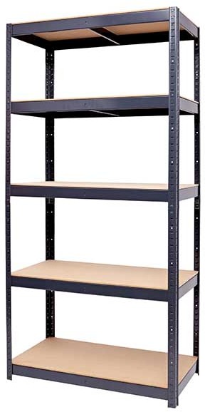 Metalkas Regał metalowy R265 180 x 90 x 45 cm szary