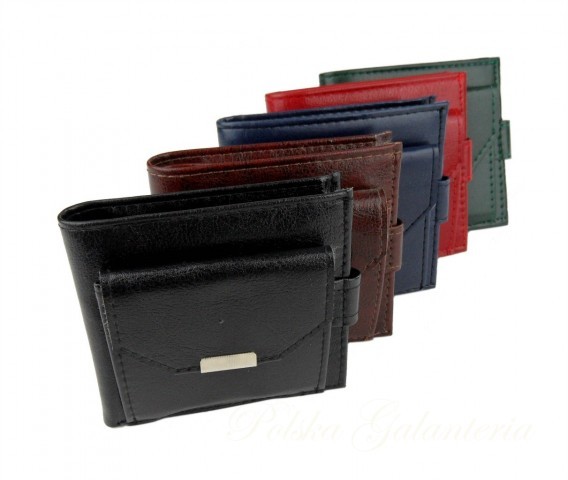 Haro portfel Uniwersalny (PL) Śczerwonyni Z Kieszonką Na Zewnątrz Skóra Włoska Czerwo