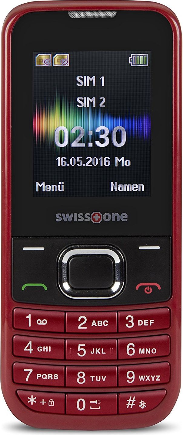 Swisstone SC230 Dual Sim Czerwony