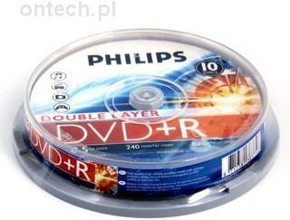 Philips DVD+R 8.5GB 8x DOUBLE LAYER Szpula (DR8S8B10F/00)