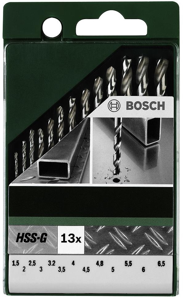 Bosch zestaw krętych do metalu 2609255061 Materiał wiertła: HSS Uchwyt n