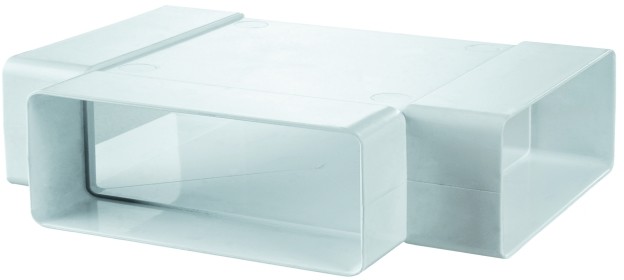 Vents Trójnik poziomy 204 x 60 mm biały