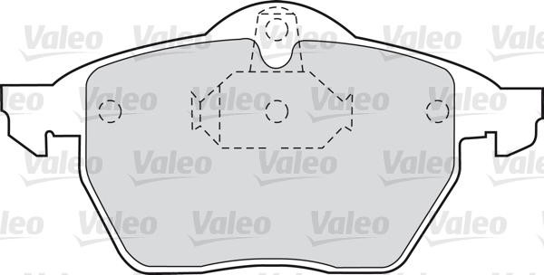 VALEO klocki hamulcowe 598454 598454