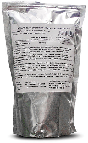 VIVIO Witamina C (Kwas L-Askorbinowy) - 1000G