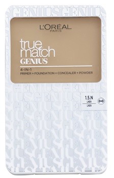 Loreal True Match Genius w kompakcie 4 v 1 1.5.N Linen SPF 30 7 g