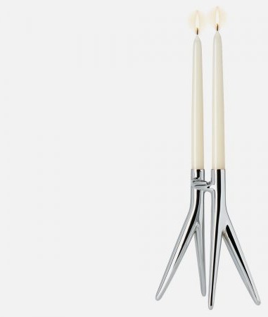 Kartell Świecznik Abbracciaio chromowany - 1955-XX