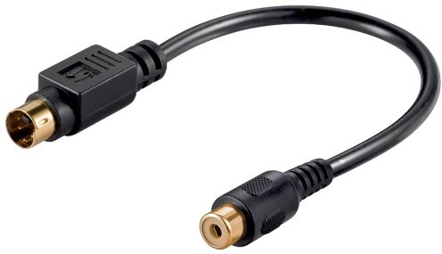 Wentronic kabel audio/video (4-pin mini DIN-wtyczki cinch Kupplung) 0,2 m 4040849608452